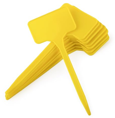 MIVOS Etichette per Piante 10 Pezzi - 150 mm - da infilare nelle Piante per scriverci sopra - Etichette di Identificazione - per Piante - Targhette per Verdure, Erbe aromatiche