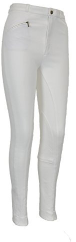 Avon Equine Discount Herren-Reithose, weich, dehnbar, Jodhpurs, JODPHURS, weiß, 42