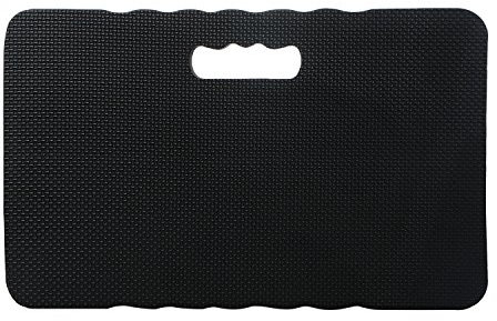 Jycra - Coussin de protection pour genoux - 45,7 x 27,9 x 4,6 cm - Portable et multifonction - En mousse EVA de haute densité, EVA, Noir , 45 x 28 x 4.5 cm