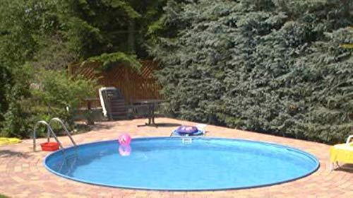 Summer Fun Stahlwandbecken Java Exklusiv rund ø 4,00m x 1,20m Folie 0,6mm Einzelbecken Pool Rundpool ohne Zubehör / 400 x 120 cm Stahlwandpool