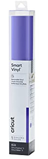 Cricut Smart Removable Vinyl, Purple, 33cm x 91.4cm, Ideal for Personalised Decals, Labels & DIY Crafts, removes Without Residue, for All Cutting Machines