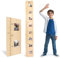 VNFSMY Massivholz,Messlatte für Kinderzimmer Personalisiert,70-190 cm - Messlatte Kinder Holz,Höhenmesslatte für Kinder aus Holz mit Fotorahmen,Individuelles Geschenk für Kinder und Babys