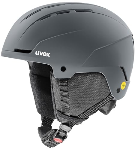 uvex glance MIPS, Skidhjälmen unisex – vuxen, nashorn grau matt, 58-62 cm