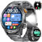BENYAR SMART Montre Connectée Homme avec 1000mAh/1,75'' HD Grand Écran/LED Lampe,Smartwatch Homme avec Moniteur de Fréquence Cardiaque et Sommeil/110+ Modes Sportifs,IP68 Étanche pour Android iOS