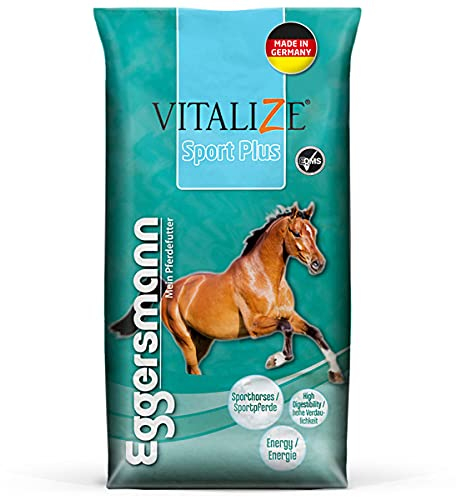 Eggersmann Mein Pferdefutter Vitalize Sport Plus 20 kg – Pferdefutter für Sportpferde – Pferdemüsli für schnelle Energie- & Nährstoffzufuhr – Zur Unterstützung Einer leistungsfähigen Muskulatur