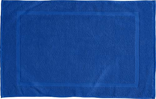 REDBEST Duschvorlage, Badteppich Chicago Royalblau Größe 50x80 cm - extra dick, weich, saustark und strapazierfähig (weitere Farben)