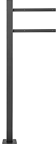 STILISTA Universal Briefkastenständer 120 cm, Modellwahl, EIN Bein, Anthrazit