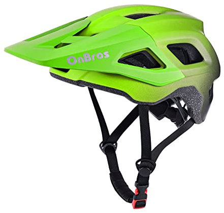 Bike Helmets, OnBros Cycle Helmet Men and Women, Scooter Skateboard MTB BMX Bike Helmet Lightweight, Mountain Bike Helmet with Visor, Bicycle Helmet