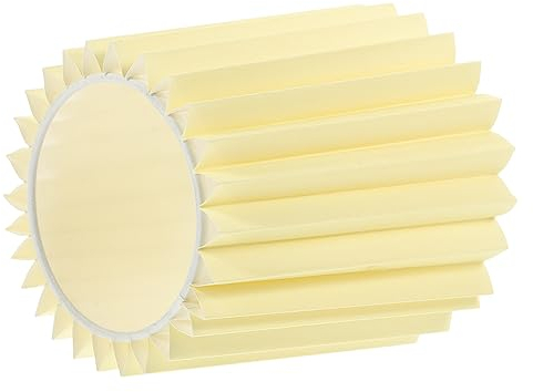 DOITOOL Tischlampenschirm Aus Baumwollgewebe Kleiner Plissee Lampenschirm Ersatz Lampenschirm Für Stehleuchte Und Wandlampe Beige Für Schlafzimmer Und Wohnzimmer