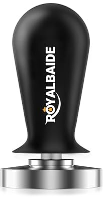 Tamper de café calibrado Barista Espresso Tamper con mango de aluminio anodizado con base de acero inoxidable con resorte de 30 libras