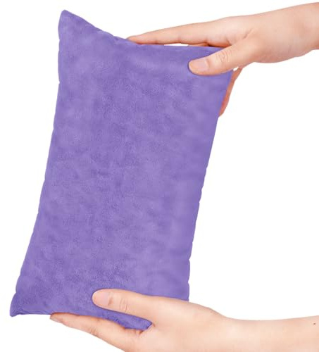 Winmany Piccolo Cuscino rettangolare per polso, ginocchio, collo, lombare da viaggio, federa rimovibile in peluche per adulti e animali