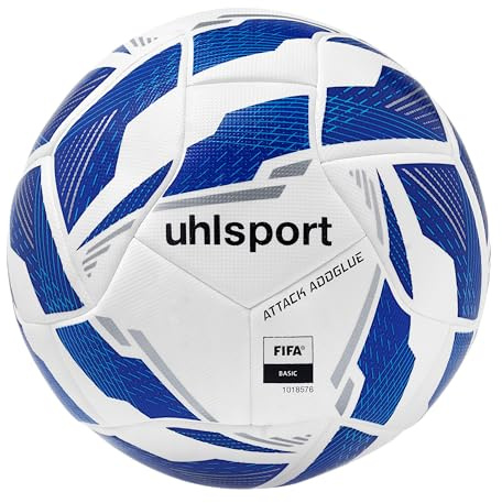 uhlsport Football Attack ADDGLUE Pallone da calcio per partite di calcio Pallone da allenamento - con nuova tecnologia ADDGLUE - per giovani e persone attive - FIFA Basic