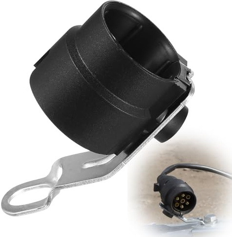 Supporto per Spina Rimorchio, Portaspina per Adattatore da 7 a 13 Poli, Supporto Girevole per Timone per Spina Rimorchio, Accessorio per Rimorchi Cavalli
