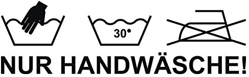 kleb-Drauf | Nur Handwäsche | Verschiedene Größen und Farben | Autoaufkleber Autosticker Decal Aufkleber Sticker | Auto Car Motorrad Fahrrad Roller Bike | Deko Tuning Stickerbomb Styling Wrapping