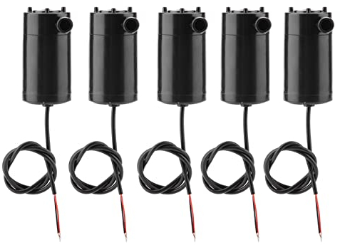 5 Stücke Mini Wasser Pumpe, Motor Pumpe Wasser Pumpen DC 3 V 5 V Micro Submersible Mini Wasser Pumpe Oder Aquarium Brunnen Aquarium, Micro Motor Pumpe Wasser Pumpen