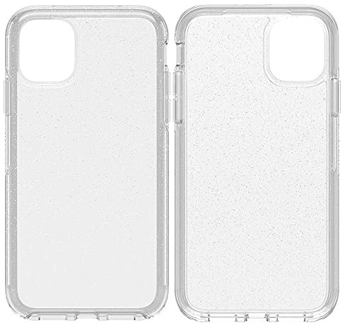 OtterBox iPhone 11 Symmetry Series Case - STARDUST (SILVER FLAKE/CLEAR), ultra-sleek, wireless charging compatible, raised edges protect camera & screen