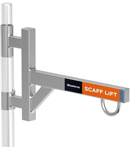Scofam-rux Schwenkarm [50Kg Last] Schwenkarm für Seilwinde - Schwenkarm Seilzug bis zu 180° schwenkbarer Lastenaufzug, stabiler Schwenkarm Seilwinde - Schwenkarme & Deckenkran für die Werkstatt