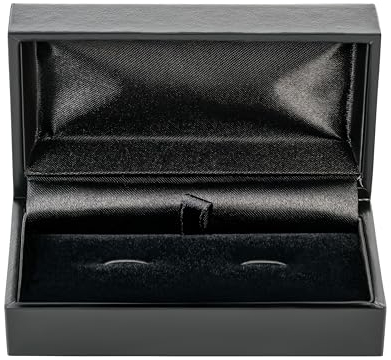 TEROON Geschenk-Etui Manschettenknöpfe Schmucketui ohne Logo