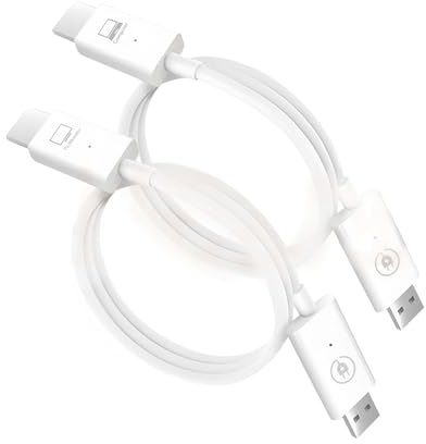 Bewinner Wireless HDMI Transmitter and Receiver, Ultra HD Wireless HDMI Converter Dongle Adapter, Wireless HDMI Extender Streaming Video Audio From Laptop, PC, Smartphone to HDTV