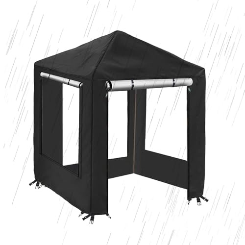 Funda para casa de juegos para niños al aire libre, impermeable, protección solar con cremallera lateral, funda para casa de juegos para niños, resistente al viento, cubierta a prueba de sol, fundas