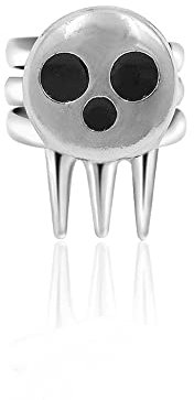 SXYNIO Death The Kid Ringe Für Männer Frauen Cosplay SOUL Offener Ringe Knöchel Stacking Ring