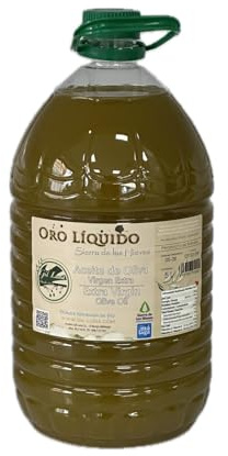 Extra virgin olivolja 5l. Extra jungfruolivolja, PET, 5 liter. Liquid Gold Sierra de las Nieves Extra Virgin Olivolja, 5L, kall extraktion. Gourmet Extra Virgin Olivolja. Perfekt som present.
