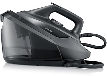Severin Centro de planchado a vapor. 2400 W, Presión de 6,5 bares, depósito de agua extraíble de 1,8 l,
