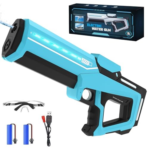 Pistola ad Acqua Elettrica,Pistola ad Acqua Giocattol,Dispositivo Giocattolo per Piscina Estiva,Pistole ad Acqua Automatica,per Piscina,Spiaggia,Estivi Feste All'aperto