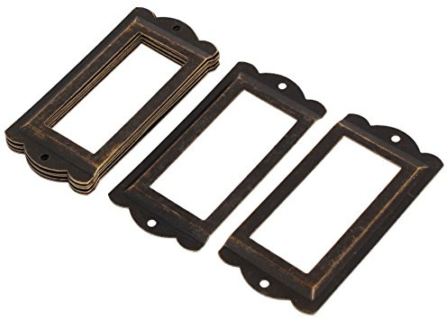 sourcingmap Låda låda fodral skåp kort 85 mm x 42 mm etikett etikett hållare ramar 8 st