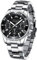MEGALITH Mens Watches Chronograph Silver: Stainless Steel Quartz Wrist Watch Stylish - Waterproof Date Watches for Men