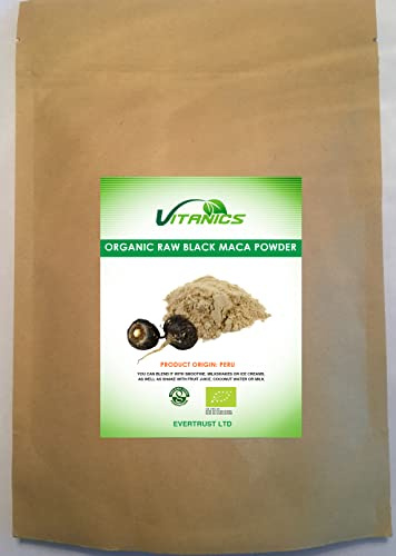 Ekologiskt svart Maca-pulver (Black Maca Powder) (1kg)