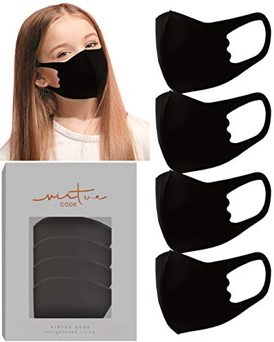 Children's Basics kollektion av VIRTUE CODE ansiktsmasker i tyg 5 delar