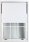 FURNISHED Roller Blinds Thermal Blackout Roller Blind - Trimmable Insulated UV Protection Child Safe Easy Fit Home Office Window Blinds, White, 75W x 165H cm