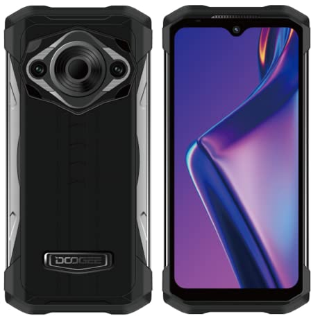 DOOGEE S98 Pro Objectif Thermique Smartphone Incassable, Helio G96 8Go+256Go, Triple Caméra 48MP (20MP IR Vision Nocturne), Téléphone Portable Android 12 Etanche IP68, FHD + 6,3, Charge sans Fil NFC