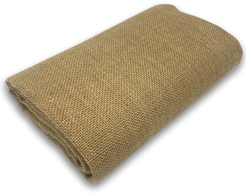 EDGEAM 100cm Jute Stoff Meterware 160cm Breit, Sackleinen aus Naturfasern 280g/m², Jutestoff zum Nähen, Basteln, Dekostoff für Haus, Gartenarbeite, Parteien Accessoires, DIY Projekte (Jute, 100x160cm)