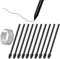 10X Felt Spitzen Kompatibel mit Wacom Pro Pen 3, Intuos Pro M (‎PTK670)/S(PTK470)/L(‎PTK870) & Cintiq 16 (‎DTK168K)/Cintiq 24‎(DTK246)/Cintiq 24 Touch(DTH246) & Graphic Tablet DTH135/172, Schwarz