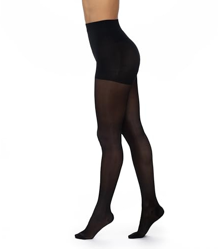Sarah Borghi Fit 140 Plus Collant Donna 140 Denari Velato, Calze a Compressione Graduata Forte, Riposanti, in Lycra Maglia a Nido d'Ape con Tassello in Cotone e Cucitura Piatta, Made in Italy