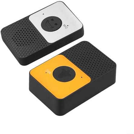 Gdfnmogo Interphone sans fil duplex complet avec système de communication en temps réel 4 sonneries longue portée intérieur extérieur unité pour restaurant