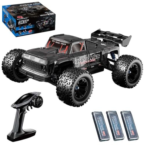 X-Verse 1:12, 70 km/H, auto radiocomandata per adulti, 4 WD, camion radiocomandato veloce, con motore 3S, 2,4 GHz, All Terrain Offroad RC Truggy, 3 batterie