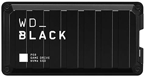 WD_BLACK P50 Game Drive SSD 500 GB externe Festplatte (SuperSpeed USB 3.2 Gen 2x2, stoßfest, Lesegeschwindigkeiten bis 2000 MB/s ) Schwarz - auch kompatibel mit PC, Xbox und PS5