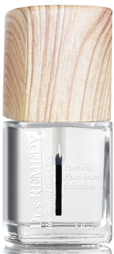 Dr’s Remedy Clear Base Coat Nail Polish Treatment, Organic Non Toxic All Natural Enriched Nail Strengthener and Care - BASIC Base Coat