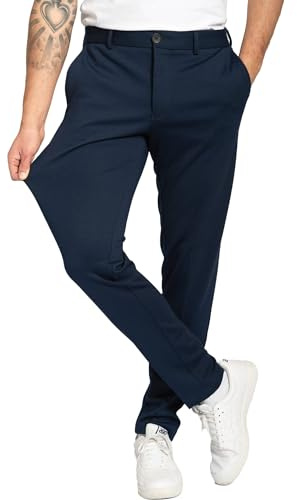 Performance Pants Pantalon Chino Homme Stretch Slim Habillé Léger Été