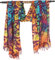 GURU SHOP Batik Sarong, Wandbehang, Strandtuch, Wickelrock, Design Sarongkleid - Lila, Herren/Damen, Synthetisch