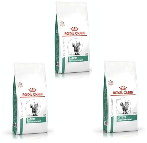 Royal Canin Veterinary Satiety Weight Management Feline | 3er Pack | 3 x 400g | Diät-Alleinfuttermittel für Katzen | Kann zur Verringerung von Übergewicht beitragen