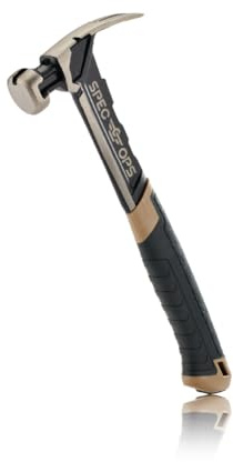 Spec Ops Tools Nailing Hammer, 16 oz, Rip Claw, Smooth Face, Shock-Absorbing Grip, 3% Donated to Veterans