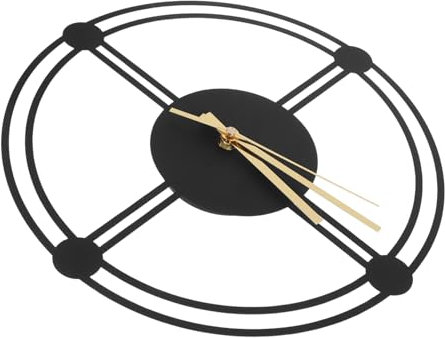 Sosoport Orologio da Parete Analogico in Vintage Resistente Intemperie per Ed Esterno per Soggiorno e Patio