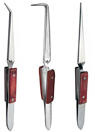 Juego de pinzas de soldadura con agarre de fibra de bloqueo de cruz Pinzas de soldadura de 16,5 cm (aprox. Ángulo de 45 grados), pinzas de soldadura de 6 pulgadas (aprox. Pinzas de soldadura rectas