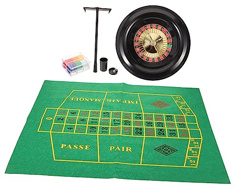 YARNOW 1 Juego Juego De Traje De Ruleta Rusa Diseño De Mesa De Juego De Rueda De Ruleta Juego De Ruleta De Fiesta Rueda De La Ruleta del Familiar Paño Rueda Giratoria