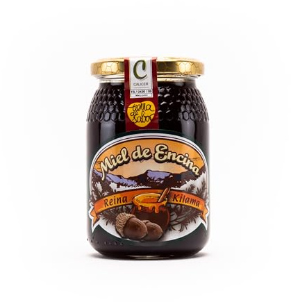 Miele puro d'api. Mieles di leccio. 100% di origine Spagnola in contenitore da 500 g. International London Honey Awards 22 - PLATINO. Miele di melata. Mieles ad alto contenuto di ferro e magnesio.