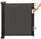 Treppenschutzgitter Ausziehbare 0-150cm, 86 cm Hoch, Baby Treppenschutzgitter für Babys und Haustiere Kinderschutzgitter, Maschengitter für Treppen, Türen, Einhändig Bedienbar (Schwarz, 150 * 86cm)